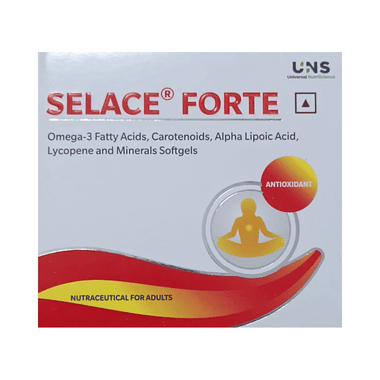 Selace Forte Capsule With Omega 3 Fatty Acids, Carotenoids, Alpha Lipoic Acid, Lycopene & Minerals