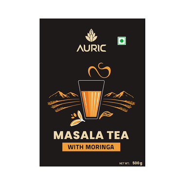 Auric Kadak Moringa Masala Black Tea With Real Spices  For Immunity Boost (500gm Each)