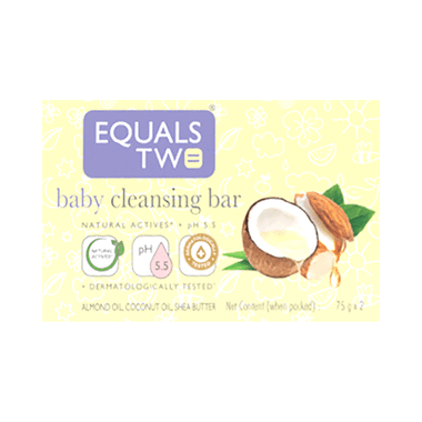 Equals Two Baby Cleansing Bar (75gm Each)