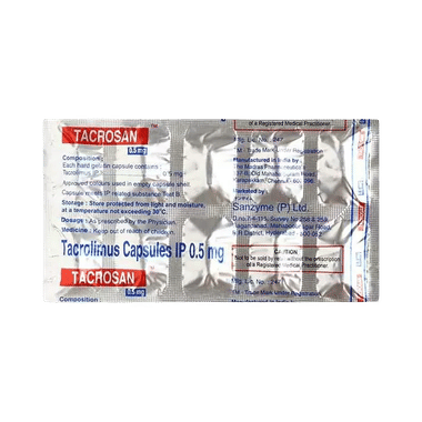 टैक्रोसैन 0.5mg कैप्सूल