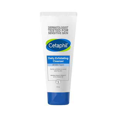 New Cetaphil Daily Exfoliating Cleanser With Vitamin E | For All Skin Types Cleanser