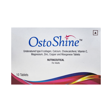 Ostoshine Tablet With Collagen, Calcium, Vitamin D, Vitamin C & Minerals | Multivitamin And Multimineral Supplement