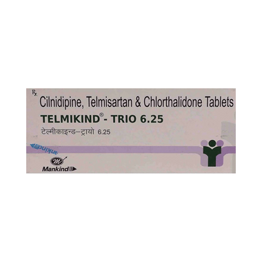 Telmikind-Trio 6.25 Tablet