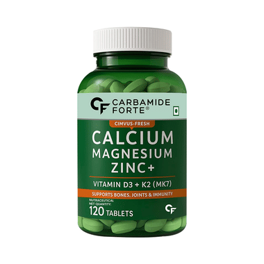 Carbamide Forte Calcium, Magnesium & Zinc + | For Bones, Joints & Immunity | Tablet