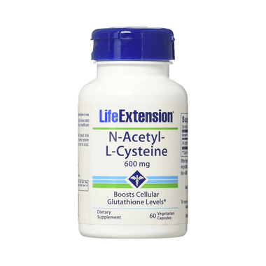 Life Extension N-Acetyl-L-Cysteine 600mg Vegetarian Capsule