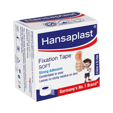 Hansaplast Soft Fixation Tape 2.5cm  X 9.14m