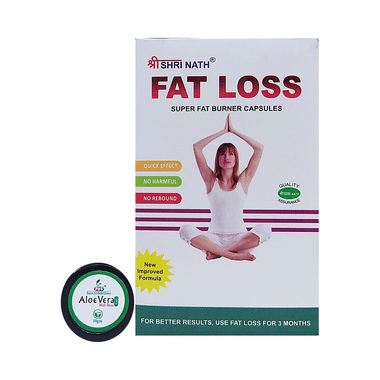 Shri Nath Fat Loss Capsule With Aloe Vera Gel 10gm Free