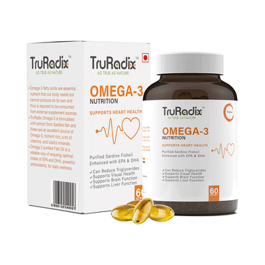 TruRadix Omega 3 Nutrition Softgel