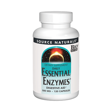 Source Naturals Daily Essential Enzymes Digestive Aid 500mg Capsule