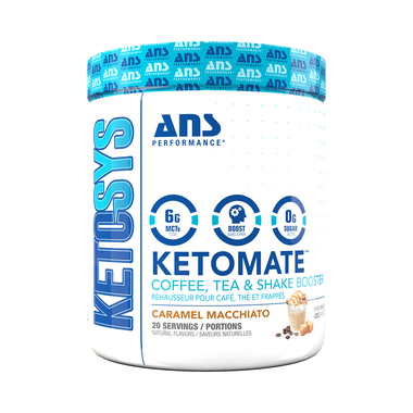 ANS Performance Caramel Macchiato Ketosys Ketomate Coffee, Tea & Shake Booster