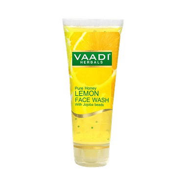 Vaadi Herbals Value Pack Of Honey Lemon Face Wash With Jojoba Beads