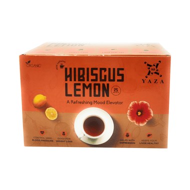 Yaza Hibiscus Lemon Organic Tea Sachet (2gm Each)