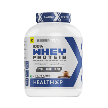 HealthXP 100% Whey Protein Cuban Coffee