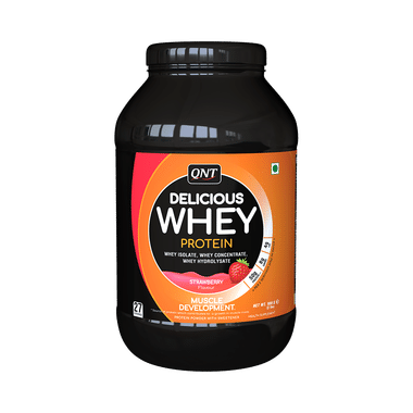 QNT Delicious Whey Protein Powder Strawberry