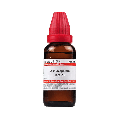 Dr Willmar Schwabe India Aspidosperma Dilution 1000 CH