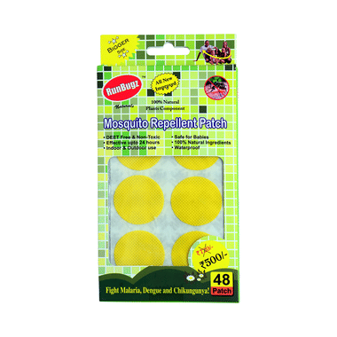 Runbugz Mosquito Repellent Patch Yellow