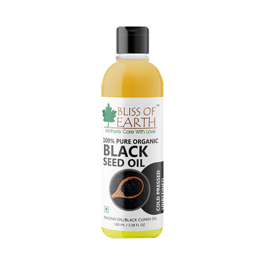 Bliss Of Earth 100% Pure Organic Black Seed Oil