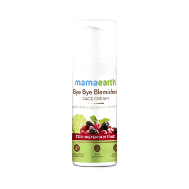 Mamaearth Bye Bye Blemishes Face Cream |  With Mulberry Extract & Vitamin C | Paraben-Free
