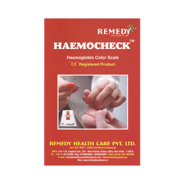 Haemocheck Haemoglobin Color Scale Starter Kit- 50 Test Strip