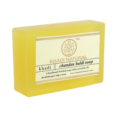 Khadi Naturals Ayurvedic Chandan Haldi Soap