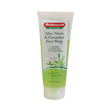 Baidyanath (Jhansi) Aloe, Neem & Cucumber Face Wash