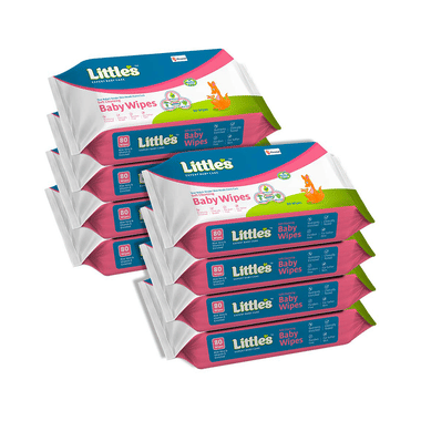 Little's Soft Cleansing Baby Wipes (80 Each)