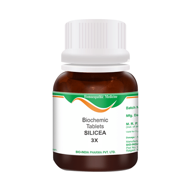 Bio India Silicea Biochemic Tablet 3X
