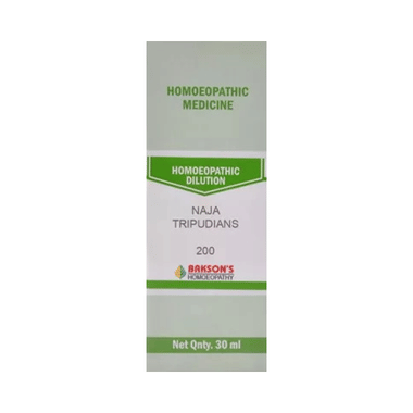 Bakson's Homoeopathy Naja Tripudians Dilution 200