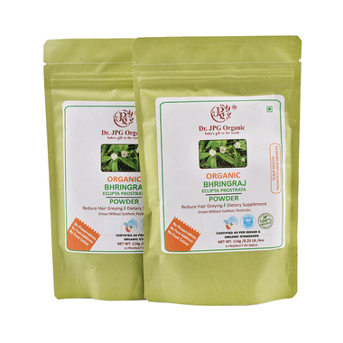 Dr. JPG Organic Bhringraj Powder (114gm Each)