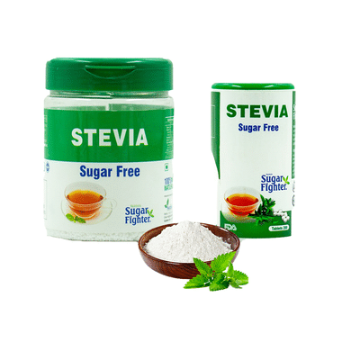 Sugar Fighter Stevia Sugar Free Powder 200gm and Stevia Sugar Free 200 Tablet
