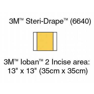 3M 6640 Ioban Antimicrobial Incise Drapes