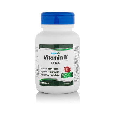 HealthVit Vitamin K 1.5mg  Capsule