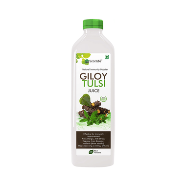 Scorlife Natural Immunity Booster Giloy Tulsi Juice No Added Sugar