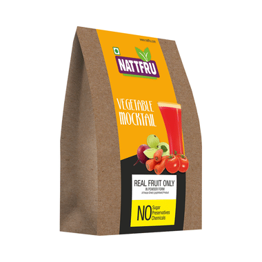 Nattfru Vegetable Mocktail Fruit Juice Powder Sachet (15gm Each)