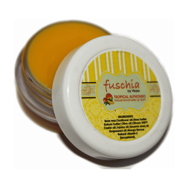 Fuschia Natural Handmade Lip Balm Tropical Alphonso
