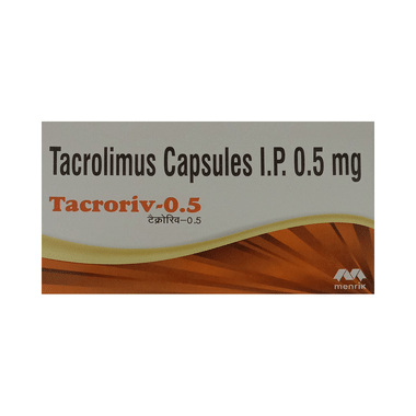 Tacroriv 0.5mg Capsule