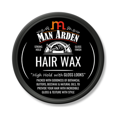 Man Arden Hair Wax High Hold With Gloss Looks