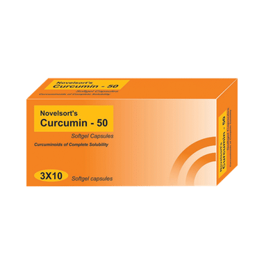 Novelsort's Curcumin 50 Softgel Capsules