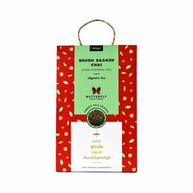 Butterfly Ayurveda Shubh Saanjh Chai Green Tea Leaves