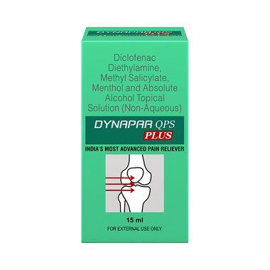 Dynapar Qps Plus Non-Aqueous Topical Solution | For Pain Relief From Back, Neck, Shoulder, Elbow, Wrist & Knee Pain