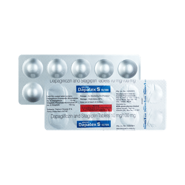 dapaLEX S 10mg/100mg Tablet