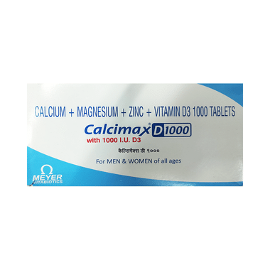 Calcimax D 1000mg Tablet