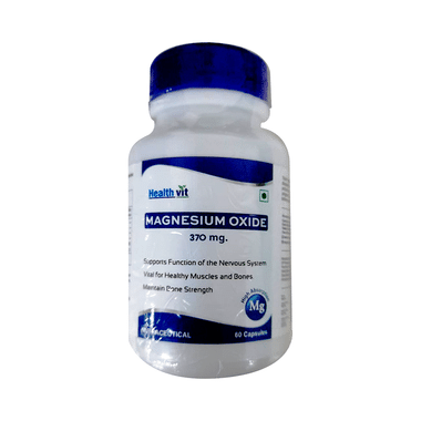 HealthVit Magnesium Oxide 370mg Capsule