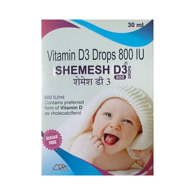 Shemesh D3 800 Oral Drops Sugar Free