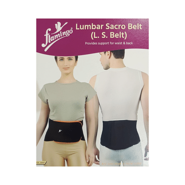 Flamingo Lumbar Sacro Belt | For Pain Relief | Supports Waist & Back