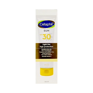 Cetaphil Sun Light High Protection Sunscreen Gel | SPF 30 Sensitive Oily Skin
