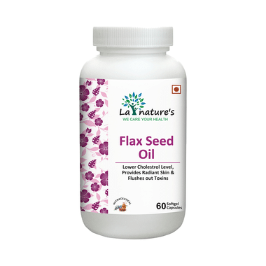 La Nature's Flax Seed Oil Softgel Capsules