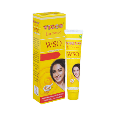 Vicco Turmeric Wso Skin Cream | Fights Pimples & Blemishes