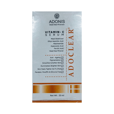 Adoclear Anti-Pollution Vitamin-C Serum With Hyaluronic Acid