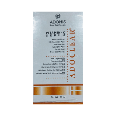 Adoclear Anti-Pollution Vitamin-C Serum with Hyaluronic Acid